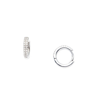 Tresor Silver pierced earrings (925 silver)
