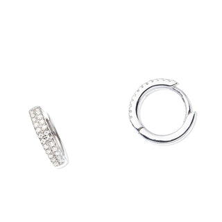 Tresor Silver pierced earrings (925 silver)