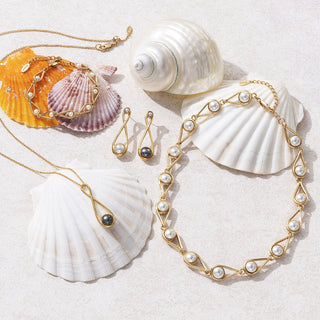 Raindrops pierced earrings