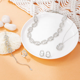 Atomos pierced earrings