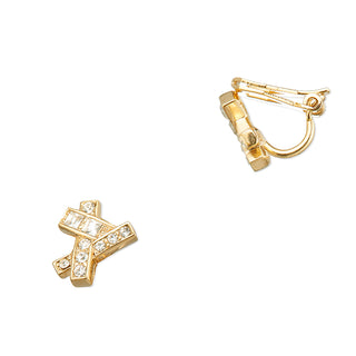 Sparkler clip earrings