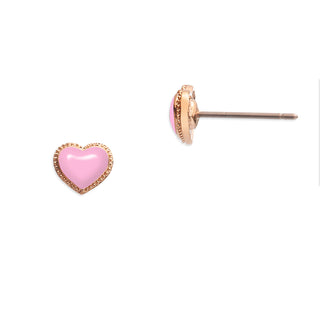 Pop Heart pierced earrings