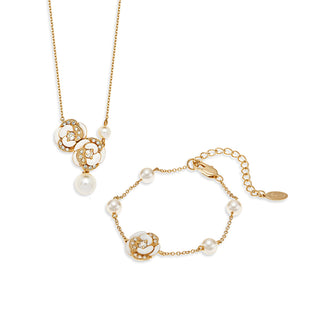 Blanc Camellia bracelet