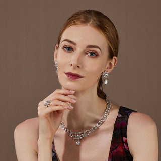 Crystal Flower necklace