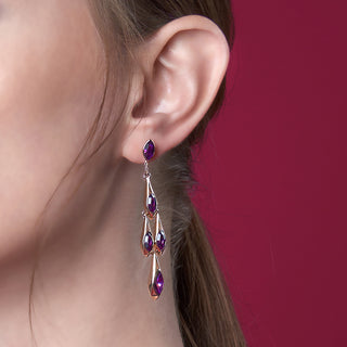 Ailes pierced earrings