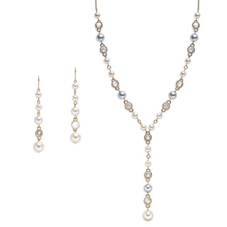 Versatile Pearl pierced earrings