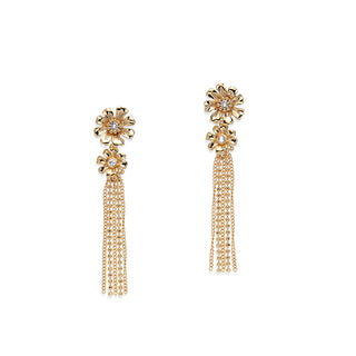 Lush Blossom pierced earrings