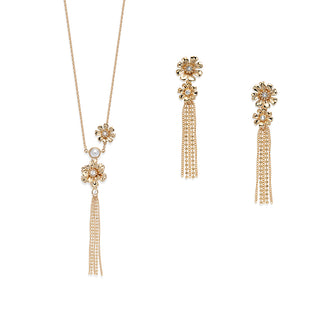 Lush Blossom pierced earrings