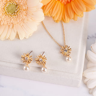 Bouquet pierced earrings
