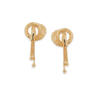 Tourbillon pierced earrings