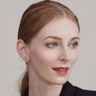 Filigran clip earrings