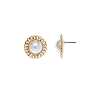 Pearls Power pierced earrings