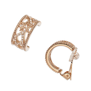 Star Flare clip earrings