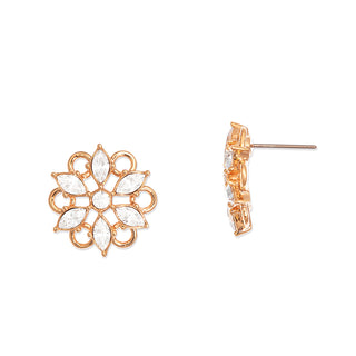 La Neige pierced earrings