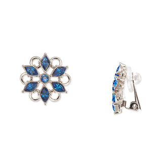 La Neige clip earrings