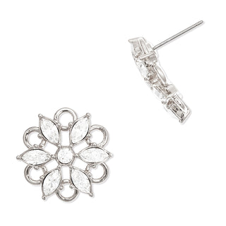 La Neige pierced earrings