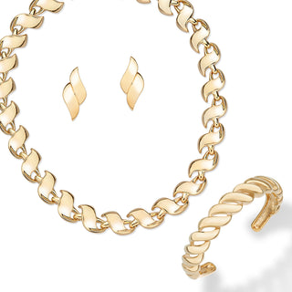 Eternal Flow pierced earrings