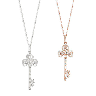 Precious Key necklace (925 silver)