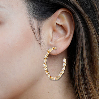 Tresor Silver pierced earrings (925 silver)