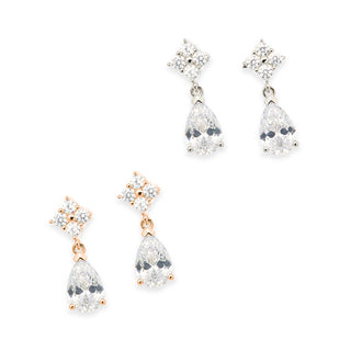 Tresor Silver pierced earrings (925 silver)