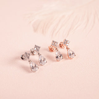 Tresor Silver pierced earrings (925 silver)