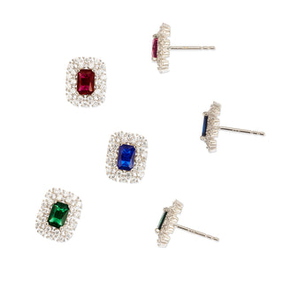 La Belle pierced earrings (925 silver)