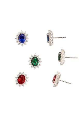 La Belle pierced earrings (925 silver)