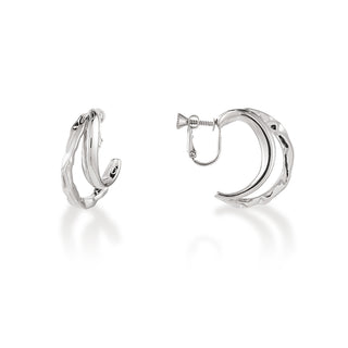 Pop Metal clip earrings