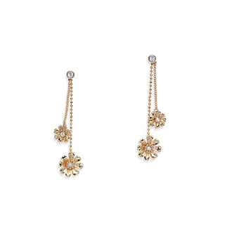 Lush Blossom pierced earrings
