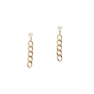 Catena pierced earrings