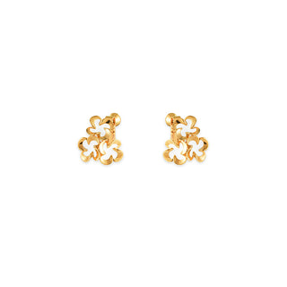 Wild Flower clip earrings