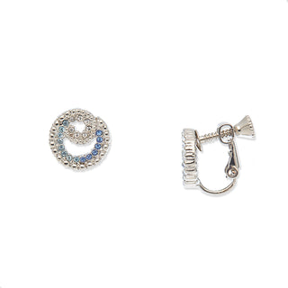 Transparency clip earrings